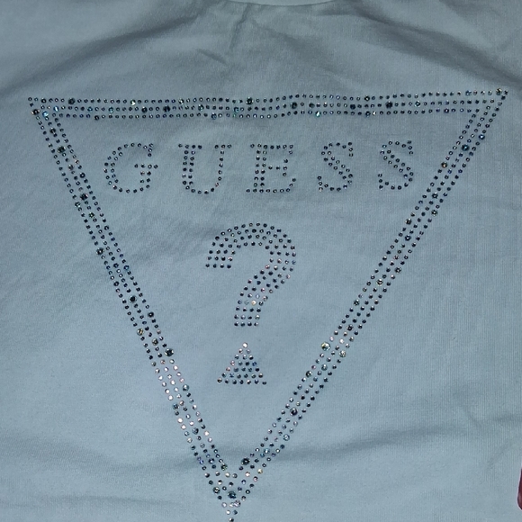 GUESS Classic White Tee with Logo - Picture 13 of 15